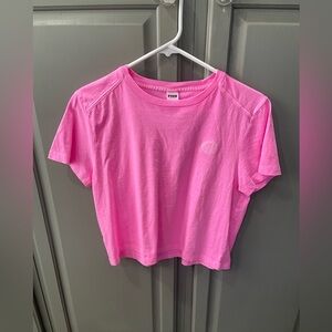 NWT PINK Victoria’s Secret Cropped Shell Tee